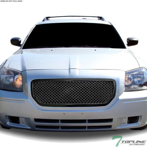 7422448631678 Compatible With 2005-2007 Dodge Magnum Glossy Black Mesh Front Bumper Grill Grille in Saudi Arabia