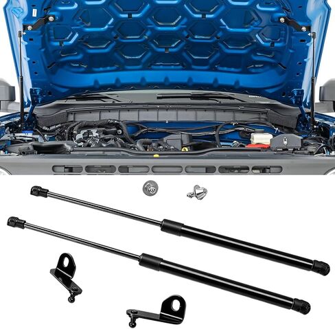 Upgraded Front Hood Lift Supports, Compatible with Ford Bronco Accessories 2021 2022 2023 2024 2025 2026 2/4 Door Shock Struts Gas Springs Shocks Hood Quicklift Systems in Saudi Arabia