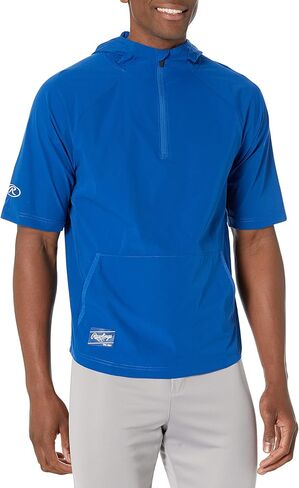 Rawlings Men's Standard Adult Color Sync Short Sleeve Jacket, XX-Large, Blue Grey in Kuwait