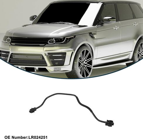 Radiator Hose Heater Hose No.LR024251 for Land Rover for Range Rover Evoque 2015-2019 Rubber Coolant Pipe Black 1 Pc in Saudi Arabia