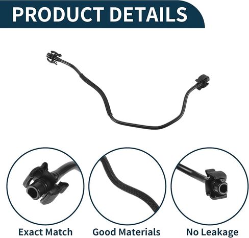 Radiator Hose Heater Hose No.LR024251 for Land Rover for Range Rover Evoque 2015-2019 Rubber Coolant Pipe Black 1 Pc in Saudi Arabia
