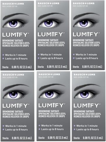 Lumify Eye Drops from Bausch + Lomb (Pack of 6) in Kuwait