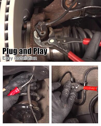 ABS Wheel Speed Sensor Fit for Kia Sorento 2016 2017 2018 2019 2020 Replace 59810C5100 59830C5100 ALS2890 ALS2891, Front Left and Right, 2Pcs in Kuwait