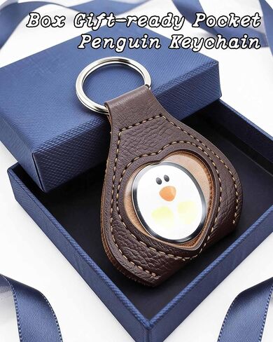 WCDHOR Valentine’s Day Gift for Girlfriend Boyfriend, Penguin Pocket Hug Keychain, Cute Romantic Love Keyring for Him Her in Saudi Arabia