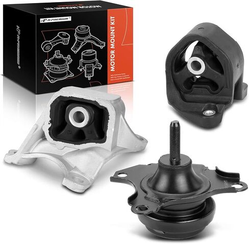 A-Premium Engine Motor Mount Kit Compatible with Honda CR-V CRV 2002 2003 2004 2005 2006 2.4L, Manual Transmission, 3-PC Set, Replace# 50840S6M010, 50821S9A013 in Saudi Arabia