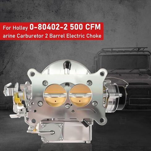 0-80402-2 Marine Carburetor 500 CFM 2 Barrel Electric Choke, Compatible With Holley 0-80402-2 500 CFM Marine Carburetor in Saudi Arabia
