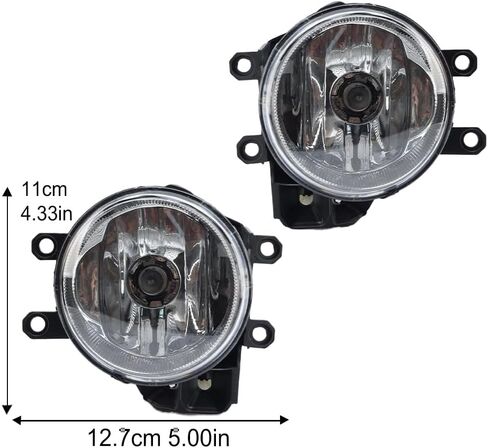 Pair Halogen Front Bumper Fog Lights For Toyota Corolla 2014-2016 For Highlander Tundra 2014-2021 For Rav4 Tacoma 2016-2021 Driving Lamps Driver & Passenger Side in Saudi Arabia