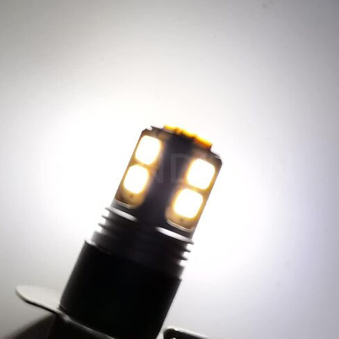 Ruiandsion H3 LED Fog Light Bulbs 6000K White Super Bright 2835 10SMD Chips 9-30V for Car Fog Lights(Pack of 2) in Saudi Arabia