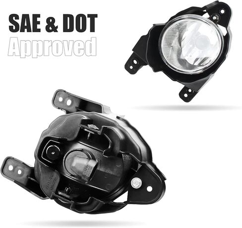 DLAA Fog Lights for KIA Soul 2010 2011 Front Fog Lamps Car Styling Spot Light Without Cables - 1 Pair in Kuwait