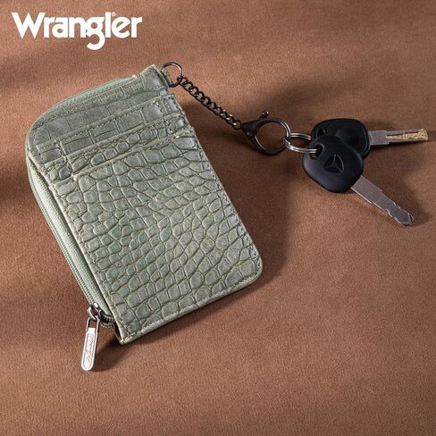 Wrangler Credit Card Wallet Womens Keychain Wallet Front Pocket Wallets in Saudi Arabia