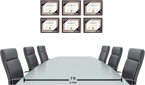 Creative Picture Frames 11x14 Mahogany Certificate Diploma with Gold Rim Frame No Mat with Easel (No Matting) in Saudi Arabia
