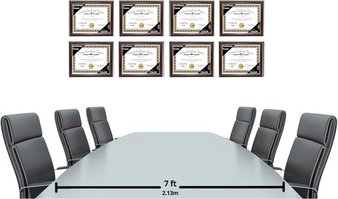 Creative Picture Frames 11x14 Mahogany Certificate Diploma with Gold Rim Frame No Mat with Easel (No Matting) in Saudi Arabia