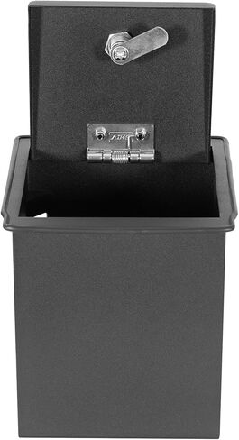 Hooke Road JL Gladiator Center Console Safe Lockbox Insert Armrest Storage for 2018-2026 Jeep Wrangler JL & Gladiator JT 2/4 Doors, Heavy Duty Black Steel Password Lock Box Vault in Saudi Arabia