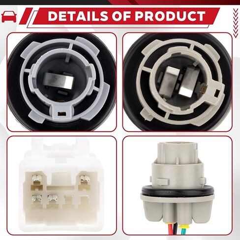 Rear Tail Light Socket Wire Harness with Lamp Bulb Fit for Kia Forte 2014 2015 2016 in Kuwait