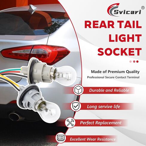 Rear Tail Light Socket Wire Harness with Lamp Bulb Fit for Kia Forte 2014 2015 2016 in Kuwait