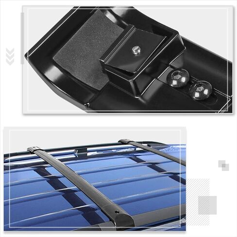 Pair Roof Rack Cross Bars,Aluminum Crossbars Cargo Bars Compatible with Honda Odyssey 05-10 in Saudi Arabia