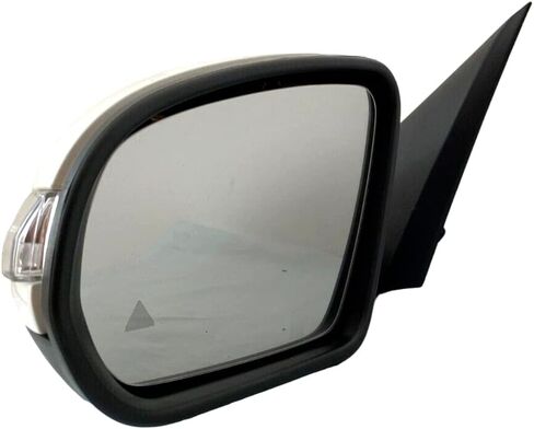 #66 8th Gear WHITE LEFT DRIVER SIDE MIRROR WITH BLIND SPOT COMPATIBLE WITH MERCEDES GLC300 GLC350e GLC43 GLC63 AMG 2017 2018 2019 2020 2021 2022 GLC 300 GLC 350e GLC 43 GLC 63 in Saudi Arabia