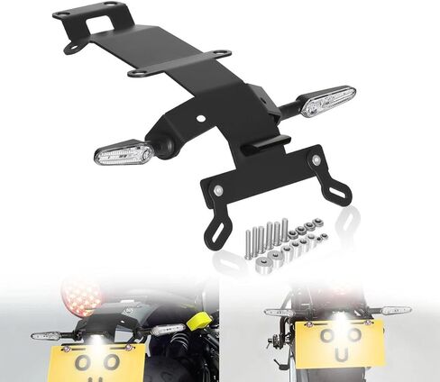 XSR700 Fender Eliminator Kit - License Plate Bracket Blinker Lights Compatible with 2015-2025 XSR 700 Rear Tail Tidy Kits whit LED License Plate Light and Indicator Turn Signal in Saudi Arabia