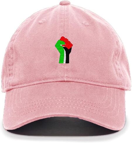 قبعة DSGN By DNA فلسطين Fist Free مطرزة بفلسطين قبعة بيسبول قطنية قابلة للتعديل للأب in Kuwait