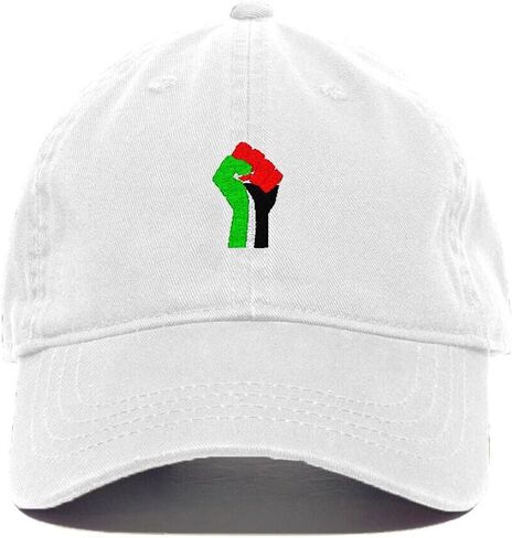 قبعة DSGN By DNA فلسطين Fist Free مطرزة بفلسطين قبعة بيسبول قطنية قابلة للتعديل للأب in Kuwait