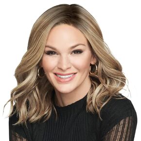 Raquel Welch Wavy Day Shoulder Length Soft Styled Waves By Hairuwear, Average Cap Size, SS17/23 Shaded Iced Latte Macchiato in Kuwait