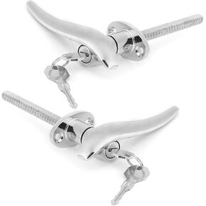 Acouto Locking for Door Handle 1932 for Window Garnish-Stainless Steel Car Outside Locking Door Handles Fit for 3 Window Coupe 1932-1934 in Kuwait