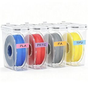 مجموعة أكياس تخزين فراغ شعيرات الطابعة ثلاثية الأبعاد 22 قطعة، TIOPY-10 أكياس تخزين سميكة للتخزين مع 10 مجففات ومشبكين للغلق، 11.8 × 13.4 بوصة، تحافظ على الشعيرات جافة، لـ PLA/PETG/TPU/ABS 1.75 مم in Kuwait