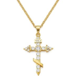 18K Gold Plated Orthodox Cross Necklace for Women, IC XC NIKA/INRI Symbol Eastern Russian Orthodox S925 Sterling Silver, Religious Christian Byzantine Jewelry for Baptism Gift, 18-20" in Saudi Arabia