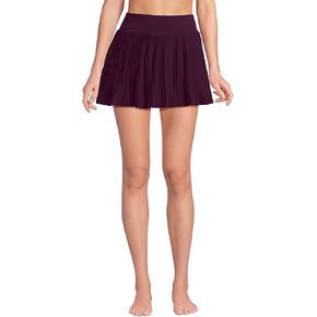 تنورة سباحة نسائية منسوجة ذات ثنيات عالية الخصر من Lands' End in Kuwait