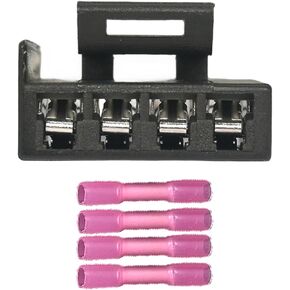 Windshield Wiper Switch Connector Wiring Harness Pigtail Plug S-1141 1P1705 12125636 PT548 2.2 2.4 3.1 3.4 Fit for Chevrolet Classic Malibu 97-05 | Fit for Pontiac Grand Am 97-05, 4 Pin in Kuwait