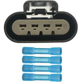 Fuel Pump Connector Pigtail Plug S-1265 1P2604 15306360 PT1492 Fit for Gmc Yukon Xl 1500 2500 Savana 3500 Canyon | Fit for Chevy Tahoe Colorado Express Hhr Suburban Avalanche 03-09, 4 Pin in Kuwait