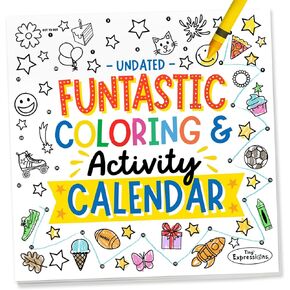 تقويم الأطفال Tiny Expressions غير محدث - تقويم تلوين وأنشطة رائع للأطفال - 12 × 12 بوصة، قابل للتخصيص لعام 2024 أو 2025 - الاستخدام التعليمي والتفاعلي في المنزل والمدرسة in Kuwait