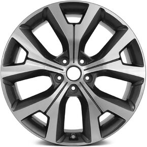 20 Inch Alloy Rim for 2020-2021 Hyundai Palisade 20x7.5 Inch Wheel 5 Y-Spoke Machined Medium Charcoal Metallic Fits 560-70971, 52910S831 - Reman in Kuwait