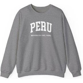Peru Adult Unisex Crewneck Sweatshirt in Kuwait