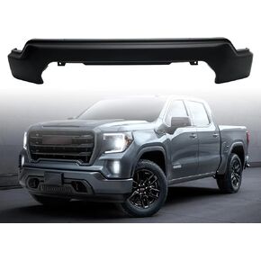 Front Bumper Face Bar Compatible with 2019 2020 2021 GMC Sierra 1500 (Chrome&W/O Holes) in Kuwait