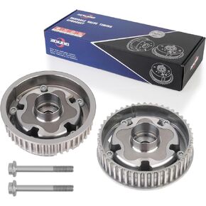 Intake & Exhaust Camshaft VVT Sprocket & Bolts Compatible with Chevy Aveo Aveo5 Cruze Sonic 2010-2017 1.6L 1.8L Replaces# 55567048 55568386 in Kuwait