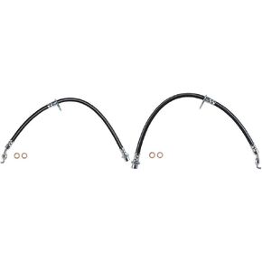 Brake Lines Hoses - 2PCS Rear Brake Lines, Rear Brake Hose Set Hydraulic Brake Hoses Fits Toyota Highlander 2006-2007 Fits Toyota Venza 2009-2015 Fits RX330 2004-2006 Fits RX350 2007-2009 in Kuwait