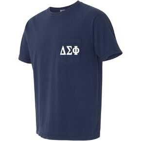 تي شيرت Delta Sigma Phi Fraternity Comfort ذو الألوان الجيبية in Kuwait