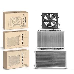 Replacement Parts for Radiator&AC Condenser&Cooling Fan Kit for Acura CL 2001-2003 TL 2002-2003 Mod-A58PP-108399 in Kuwait