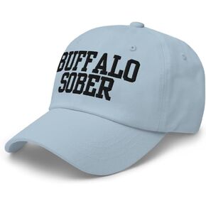 قبعة الأب NX Buffalo Sober المطرزة ذات المنقار المنحني، تاج منخفض، قبعة مريحة قابلة للتعديل للرجال والنساء in Kuwait