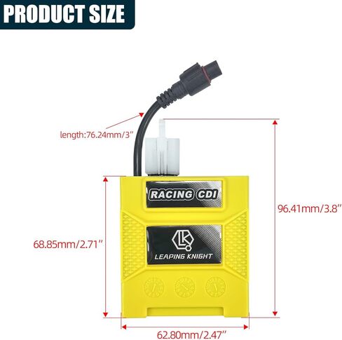 4 Pin DC CDI Box with Long Wire Compatible with DY100 Digital Adjustable 9 Ignition Curves for 50cc 70cc 90cc 110cc Scooter ATV in Saudi Arabia