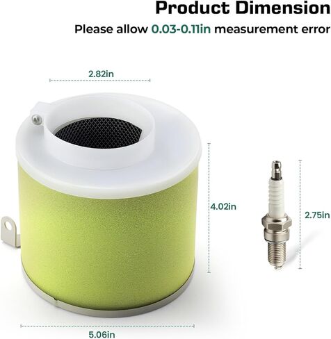 منقي هواء + طقم دليل الجسم + شمعة إشعال لـ 1989-2005 Kawasaki KLF300C/B Bayou 300 KVF300 KVF400 Prairie 300 400 in Kuwait