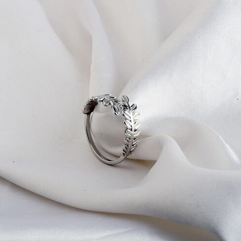 WUSUANED Greek Goddess Leaf Ring Laurel Leaf Jewelry Roman Goddess Gift Laurel Goddess Gift Greek Mythology Lover Gift in Saudi Arabia