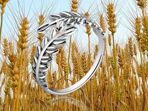 WUSUANED Greek Goddess Leaf Ring Laurel Leaf Jewelry Roman Goddess Gift Laurel Goddess Gift Greek Mythology Lover Gift in Saudi Arabia