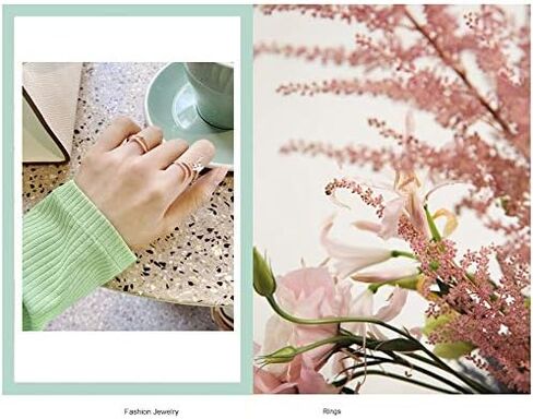 SEVENSTONE Gold Knot Wave Rings for Women Adjustable Finger Knuckle Stackable Thumb Simple Open Ring Set in Saudi Arabia