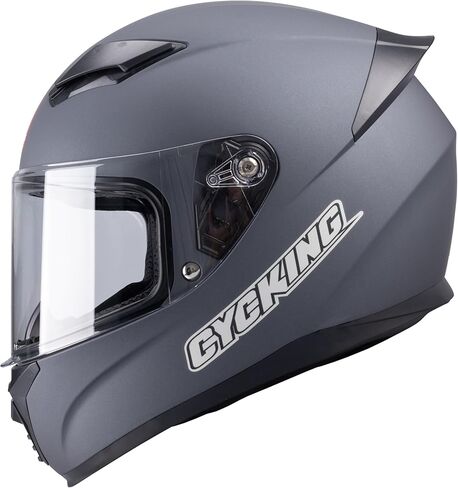 Full Face Motorcycle Helmet DOT Approved Motorbike Racing Street Bike Helmets Men Womens Black White Adult in Kuwait