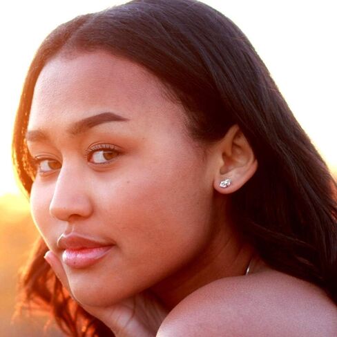 14K Gold Fill Herkimer Diamond Stud Earrings by Lotus Stone Jewelry in Kuwait