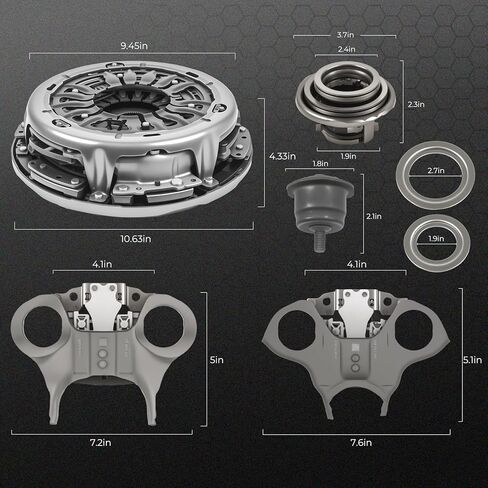 New Transmission Dual Clutch Release Fork Lever Kit Compatible with Ford Focus Fiesta B-MAX EcoSport 2011-2019 Dual Clutch Fork Checking Tool Replace 6DCT250 DPS6 PS250 602000800 CA6Z7515J CA6Z7515K in Kuwait