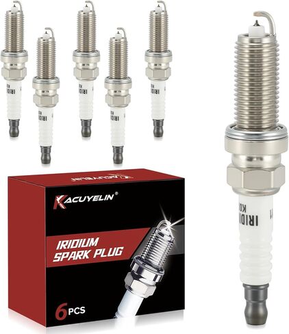 Iridium Spark Plugs Set of 6 Compatible with 2007-2018 Nissan Altima 3.5,Maxima,Murano,Pathfinder,Quest & Infiniti EX35,FX35,G35,G25,M35,Q50,QX60,Q70 V6 3.5L #93501 LKAR7BIX11S LKAR7BIX-11S in Kuwait