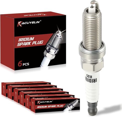 Iridium Spark Plugs Set of 6 Compatible with 2007-2018 Nissan Altima 3.5,Maxima,Murano,Pathfinder,Quest & Infiniti EX35,FX35,G35,G25,M35,Q50,QX60,Q70 V6 3.5L #93501 LKAR7BIX11S LKAR7BIX-11S in Kuwait